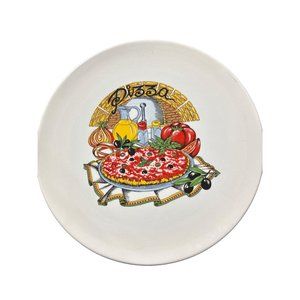 Vintage Rare Lillian  Made in Italy Pizza Platter Large